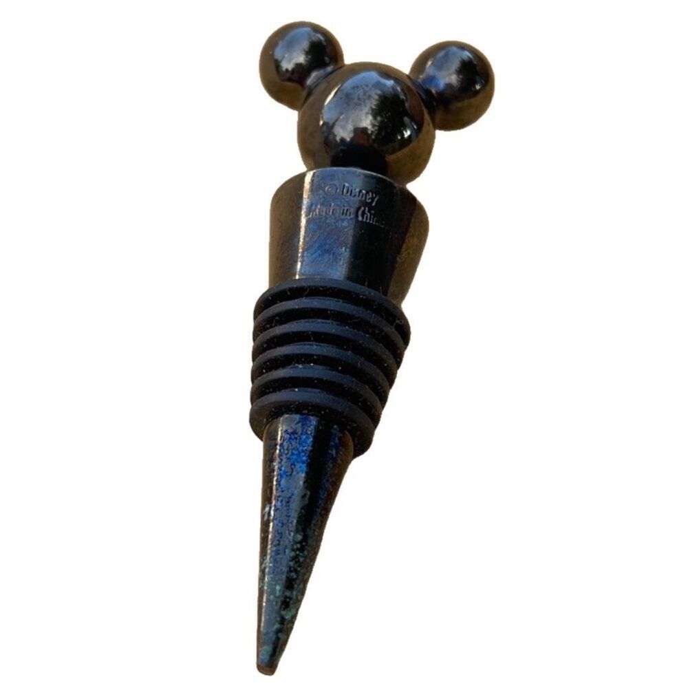 Walt Disney Mickey Mouse head wine bottle stopper